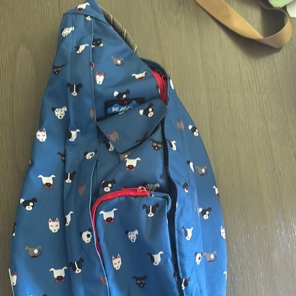 Kavu | Bags | Kavu Blue Sling Rope Bag Puppitude Dogs | Poshmark display picture 2